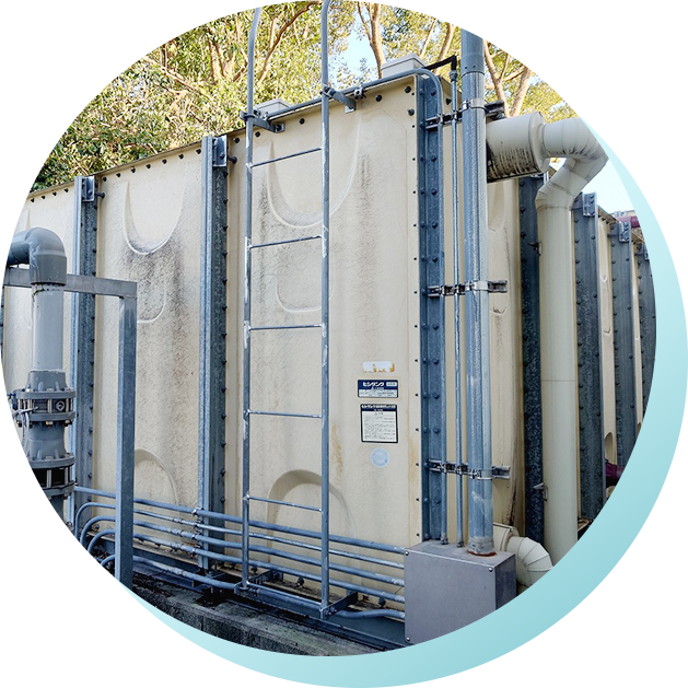 温泉タンク清掃